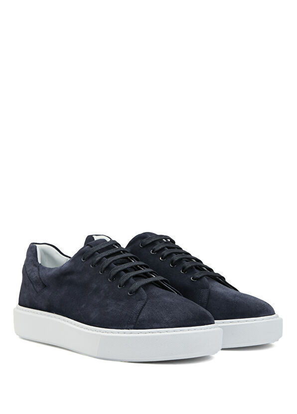 Beymen Club Lacivert Erkek Süet Sneaker - 2