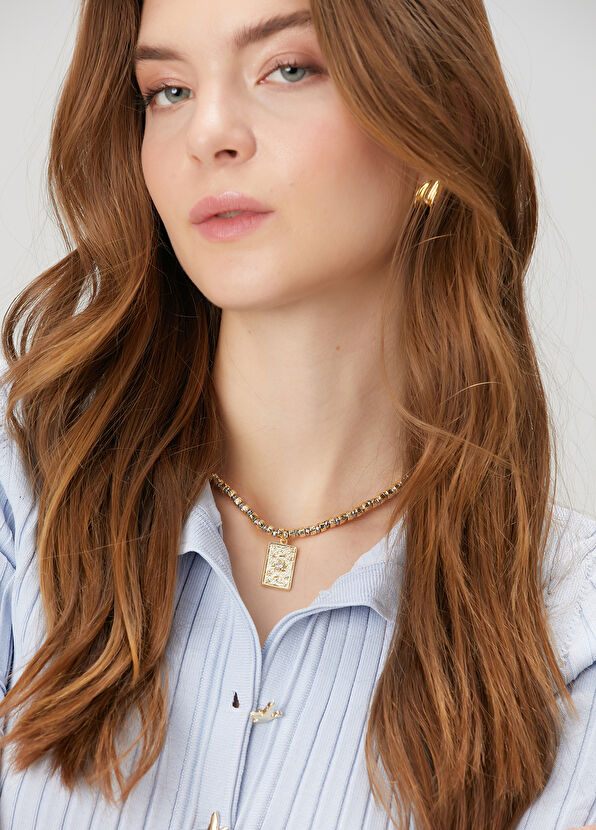 Beymen Club Golf Plate Tip Womens Necklace - 1