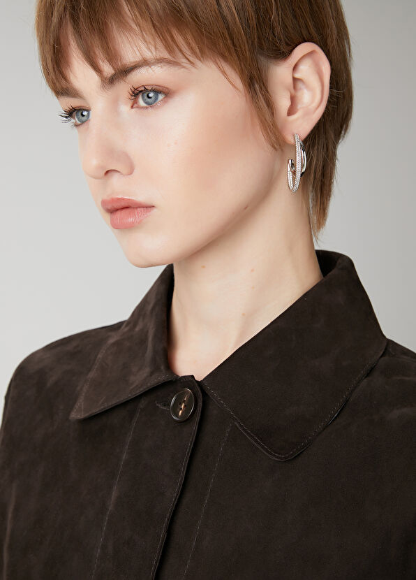 Beymen Club Silver Drop Shaped Women's Earrings - 1