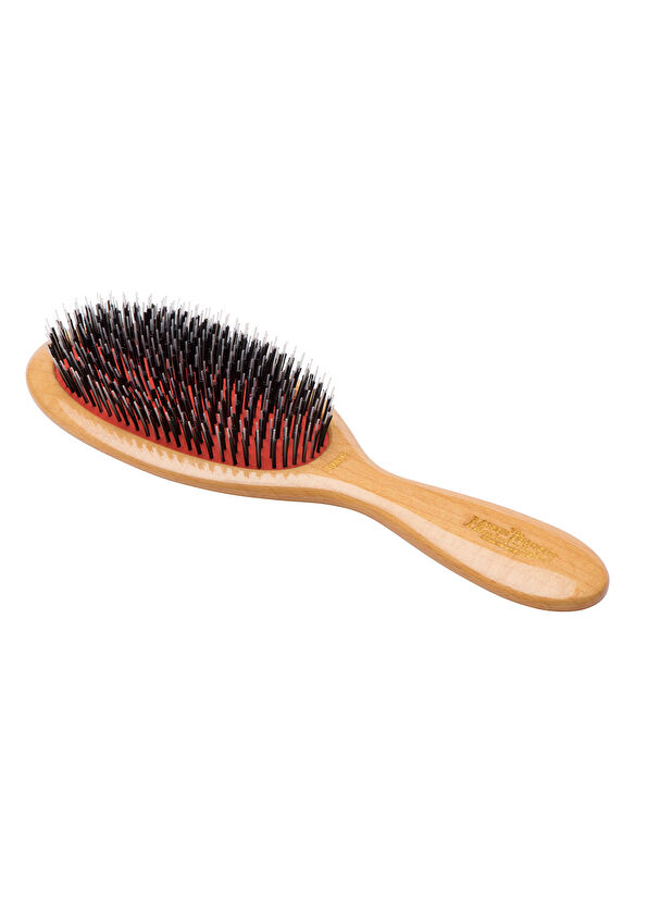 Mason Pearson Popular Bristle Nylon BN1W Wood Geniş Saç Fırçası - 2