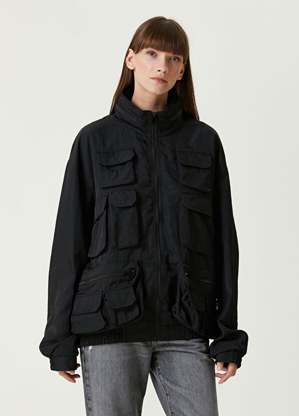 Golden Goose Siyah Kapüşonlu Yağmurluk - 1