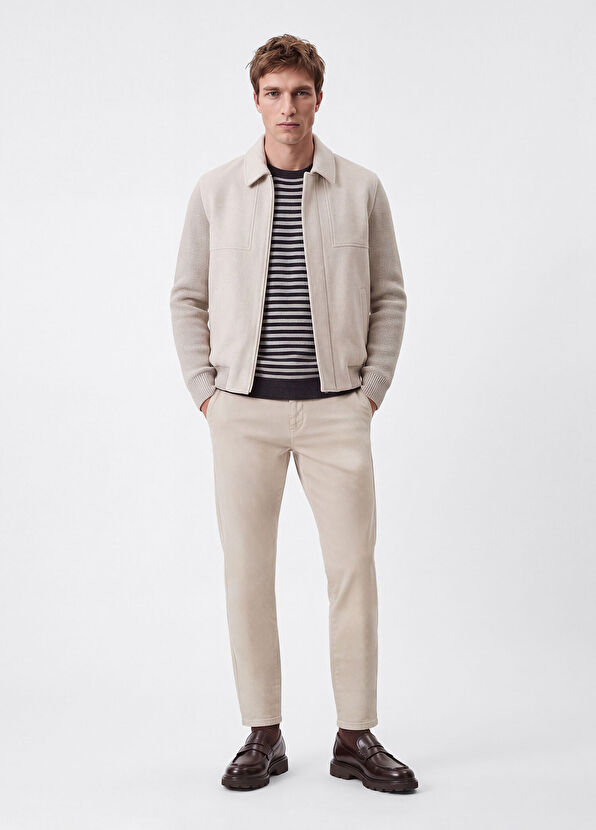 Beymen Club Gray Striped Sweater - 2