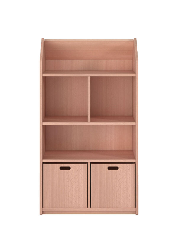 Woody&Happy Toy House Naturel Çocuk Kitaplık - 1