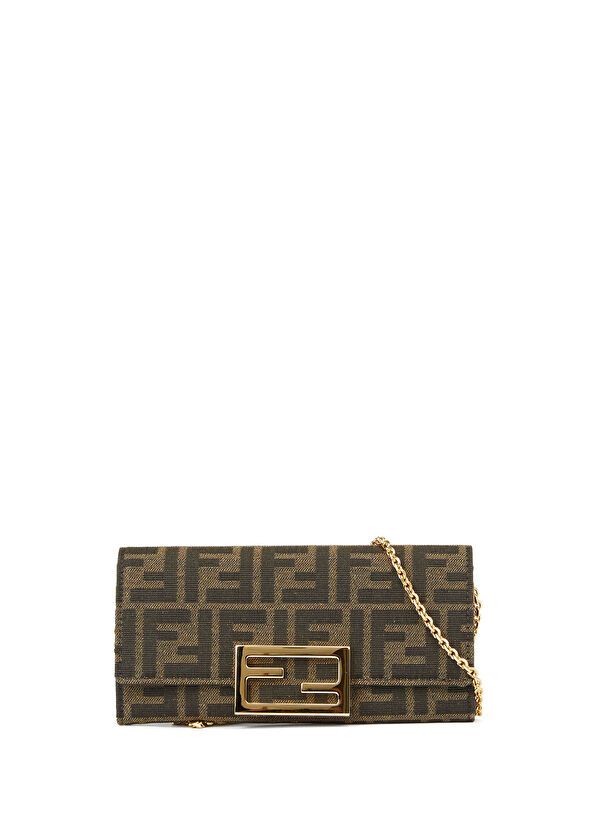 Fendi Baguette Continental Kahverengi Kadın Çanta - 1