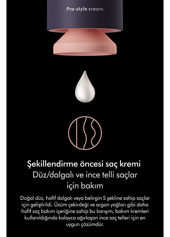 Dyson Chitosan™ Şekillendirme Öncesi Saç Kremi (Düz/Dalgalı ve İnce Telli Saçlar 100 ml) - 3