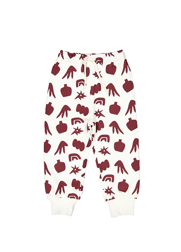 Lemon & Pie Printed White Long Sleeve Unisex Kids Tracksuit - 1