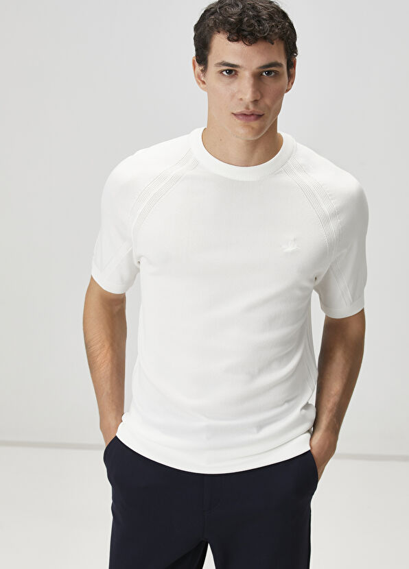 Beymen Club Off-White Short-Sleeved Sweater - 2