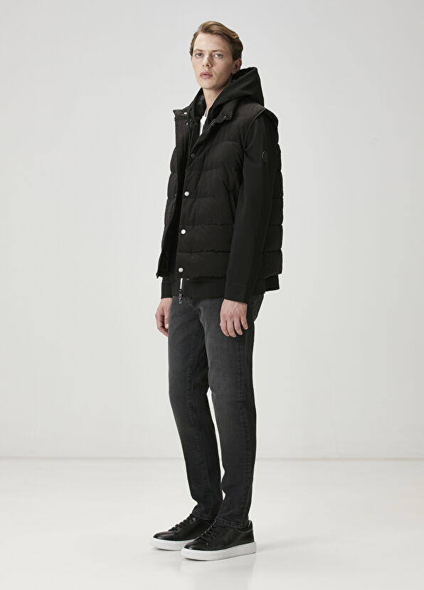 Beymen Club Siyah Kapüşonlu Sweatshirt - 2