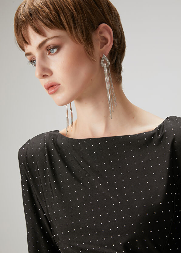 Beymen Club Knot Detailed Women's Long Earrings - 1