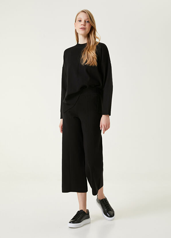 Beymen Club Siyah Nervürlü Kazak - 2