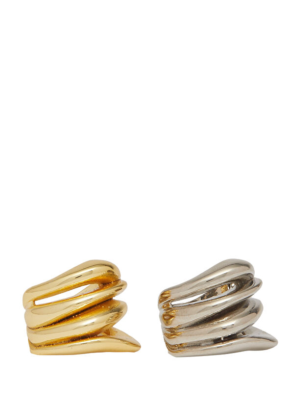 Beymen Club Gold Silver Kadın 2li Yüzük - 2