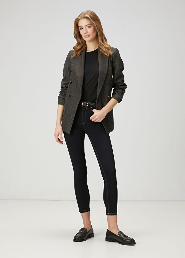 Beymen Club Skinny Fit Lacivert Organik Pamuk Jean Pantolon - 1