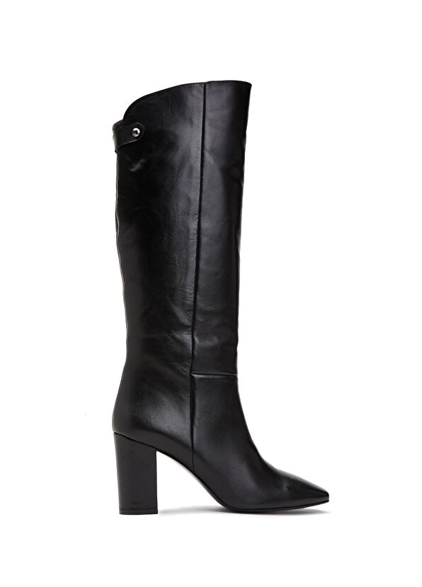 Beymen Club Black Women's Leather Boots - 1