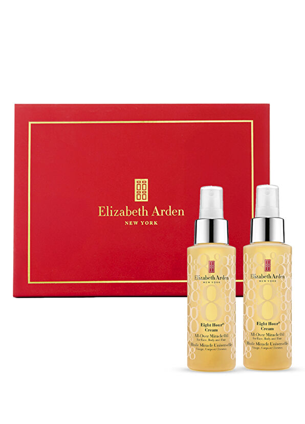 Elizabeth Arden Eight Hour All-Over Miracle Oil Nemlendirici Cilt Bakım Yağı 2'li Hediye Seti 2 x 100 ml - 1