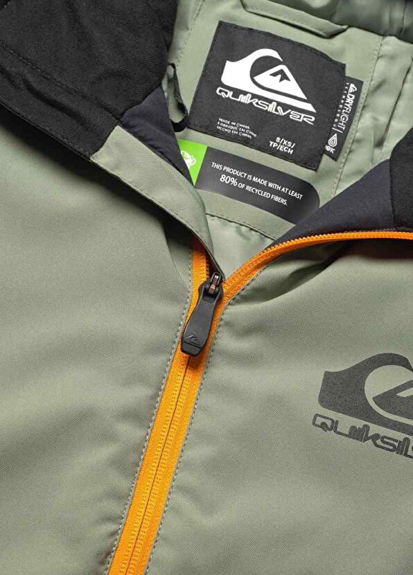 Quiksilver Morton Youth Yeşil Erkek Çocuk Snowboard Montu - 4