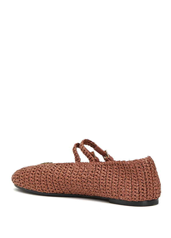 Beymen Club Mary Jane Gül Kurusu Rafya Babet - 3