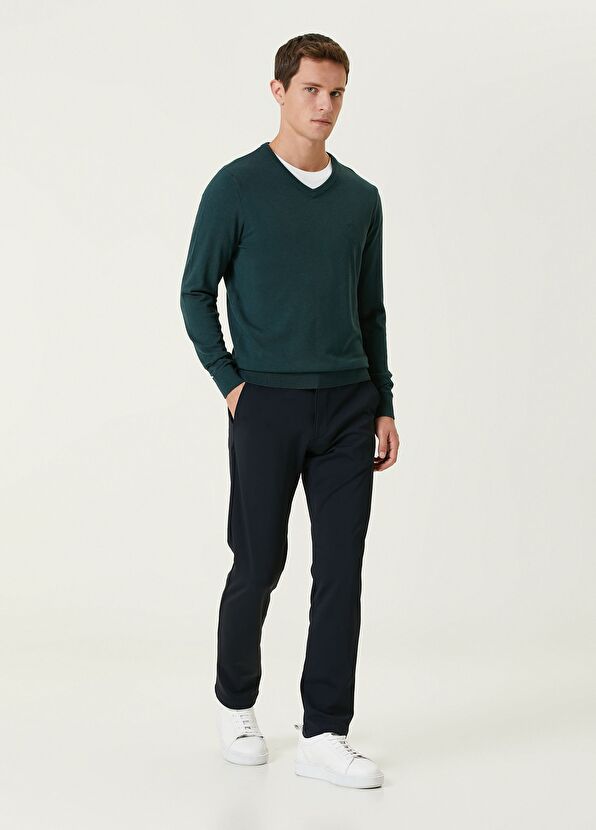 Beymen Club Navy Blue Chino Trousers - 1