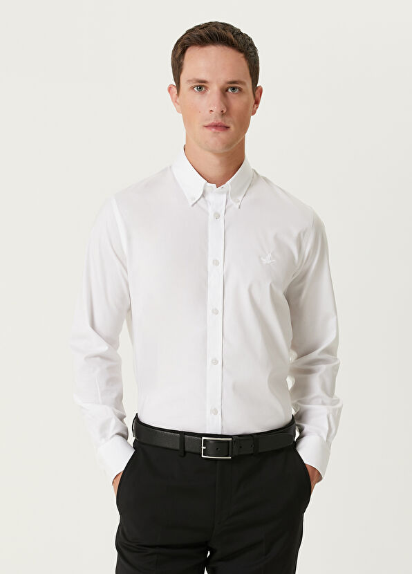 Beymen Club Custom Fit White Non-Iron Shirt - 1