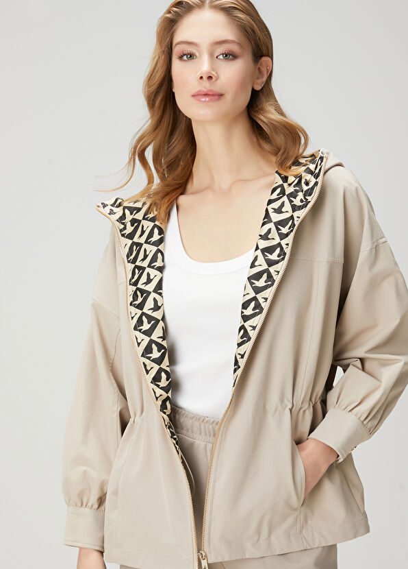 Beymen Club Beige Hooded Jacket - 1