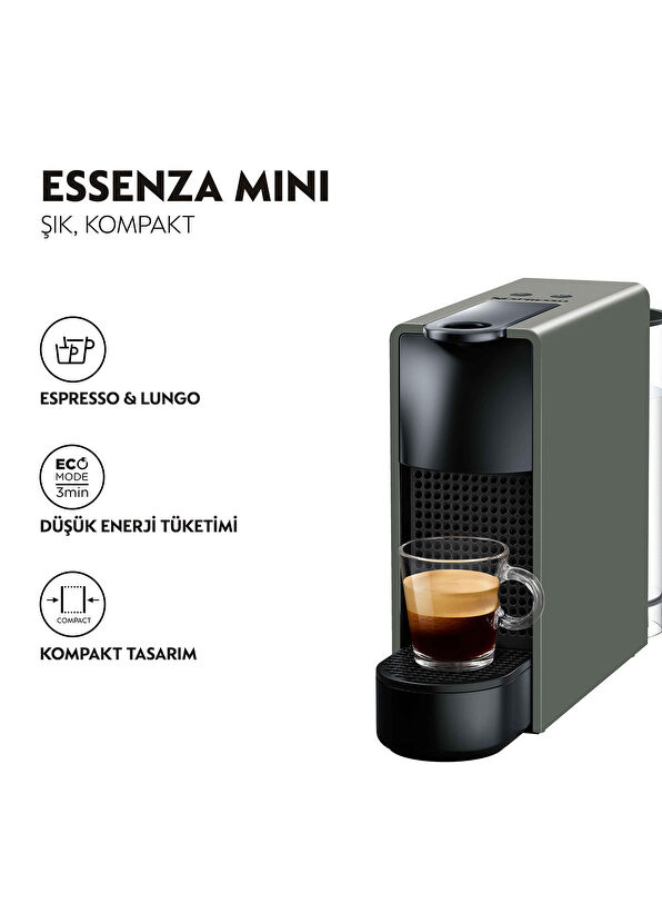 Nespresso C30 Grey Essenza Mini Kahve Makinesi - 4