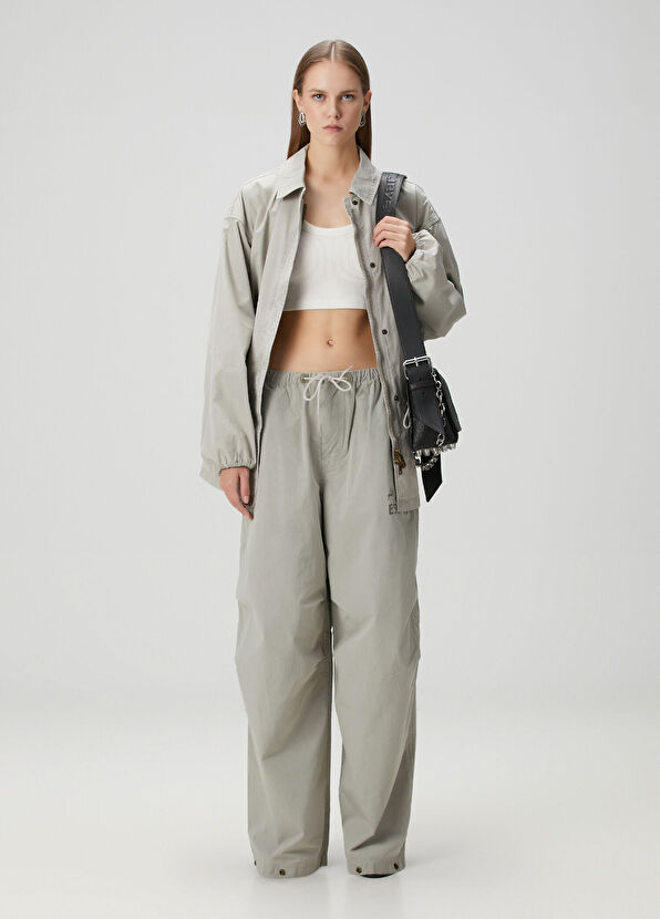 T by Alexander Wang Taş Logo Detaylı Pantolon - 1