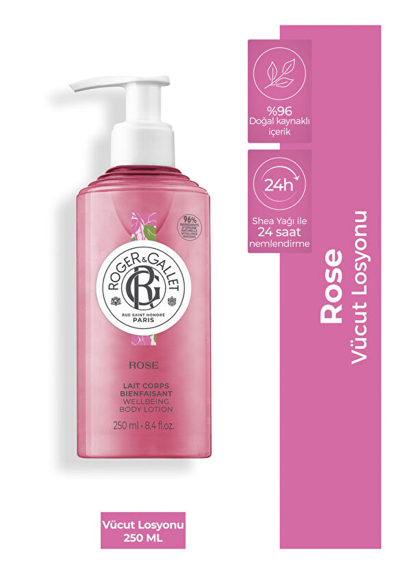 Roger&Gallet Yoğun Gül Özlü Vücut Losyonu ve El Kremi Doğal Nemlendirici Set - 2