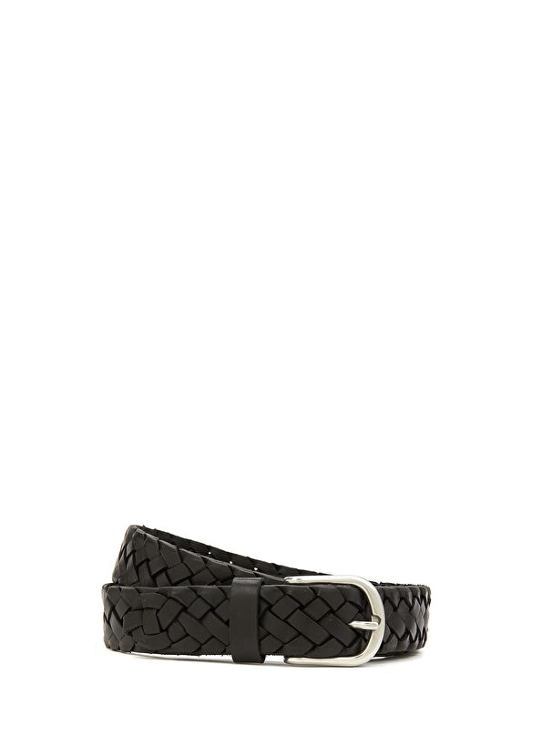 Beymen Club Siyah Erkek Deri Kemer - 1