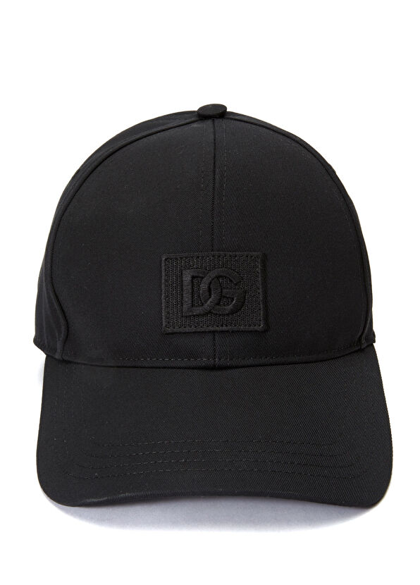 Siyah Logo Patchli Erkek Şapka - Görsel 3