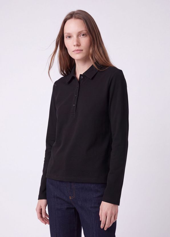Beymen Club Siyah Uzun Kol Polo T-shirt - 3