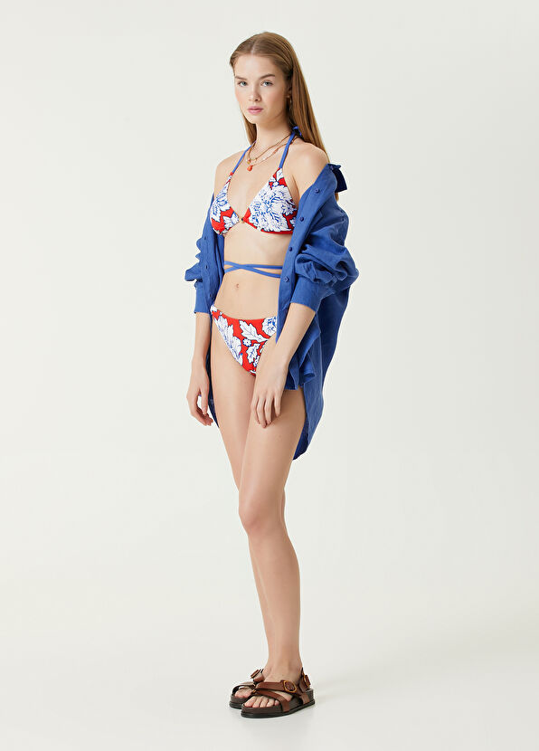 Beymen Club Çok Renkli Üçgen Bikini Üstü - 4