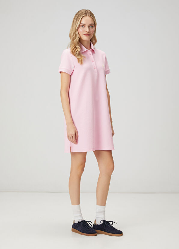 Beymen Club Pembe Mini Polo Elbise - 2
