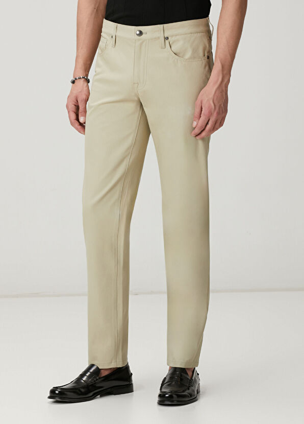 Beymen Club Beige 5 Pocket Sports Pants - 2