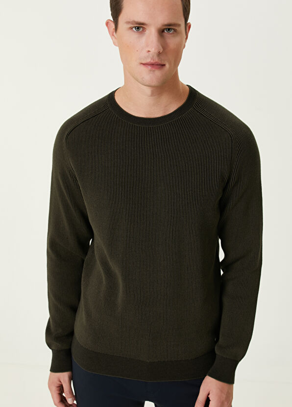Beymen Club Khaki Wool Sweater - 2