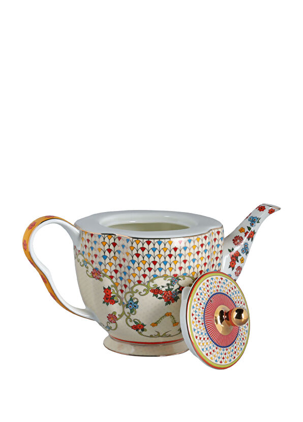 Lucky Art Fiora Bone Porcelain Teapot 1000 ml - 2