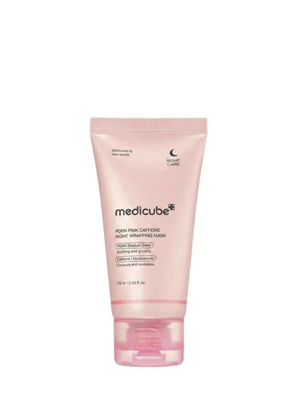 Medicube PDRN Pink Caffeine Night Wrapping Mask Sıkılaştırıcı Yüz Maskesi 75 ml - 1