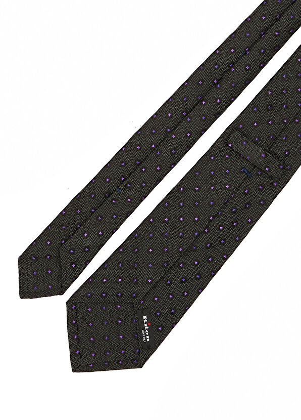 Kiton Siyah Yün Kravat - 2