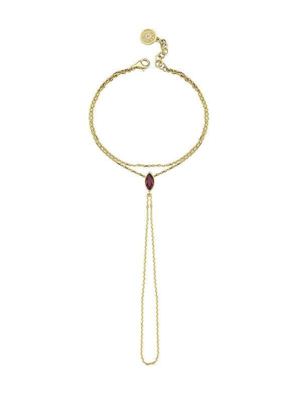 Hamza Yilmaz Jewelry Red 14 Ayar Altın Kadın Şahmeran Bileklik - 1