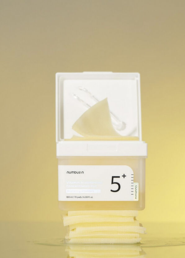 Numbuzin No.5 Vitamin Niacinamide Concentrated Cilt Tonu Eşitleyici ve Koyu Leke Karşıtı Tonik Ped 180 ml - 2