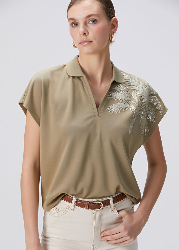 Network Limited Haki T-shirt - 1