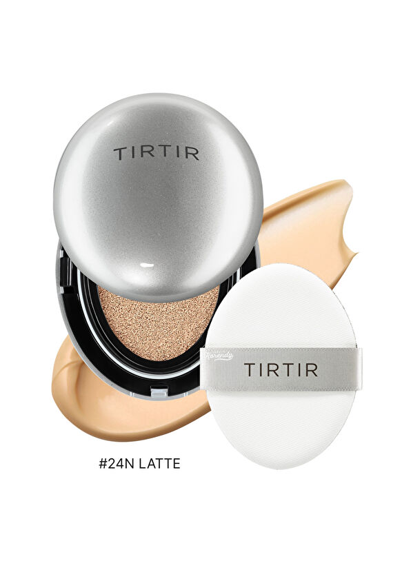 Tırtır Mask Fit Aura Cushion 24 N Latte Flawless Concealer Semi-Gloss Finish Cushion Foundation 18 gr - 2