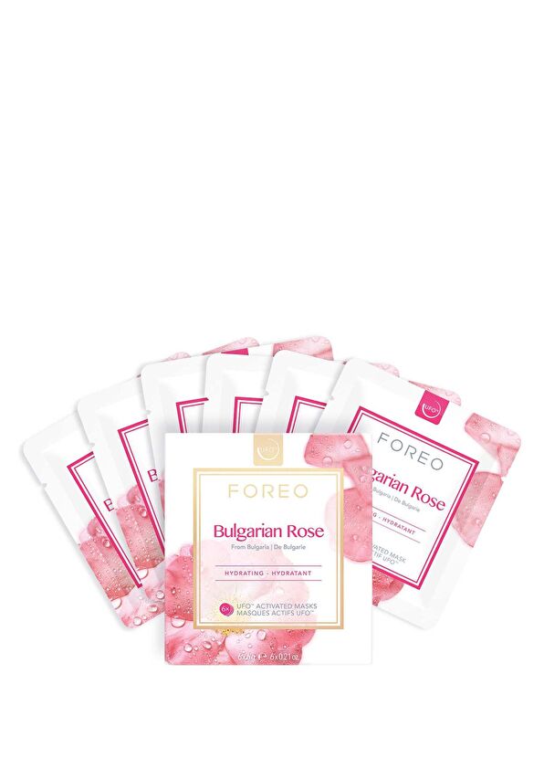 Foreo UFO™ Bulgarian Rose Nemlendirici 6'lı Aktif Maske - 1