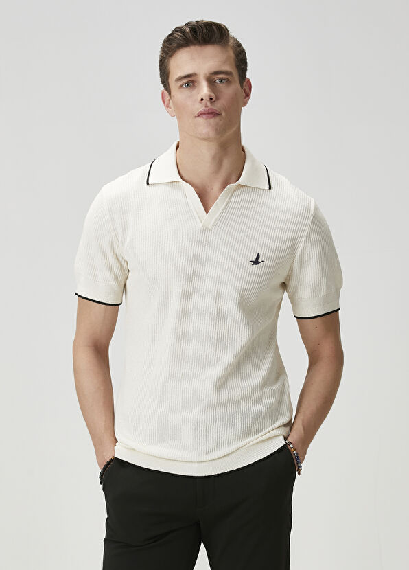 Beymen Club Off White Polo Knitwear - 2