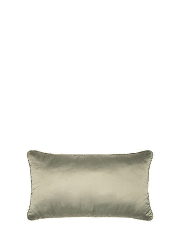 Alpaq Studio Aplik Detaylı Çok Renkli İpek Kırlent 40 x 60 cm - 2