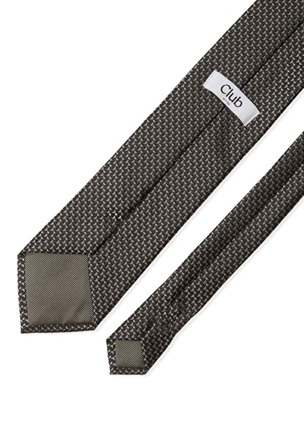 Beymen Club Grey micro jacquard tie - 2