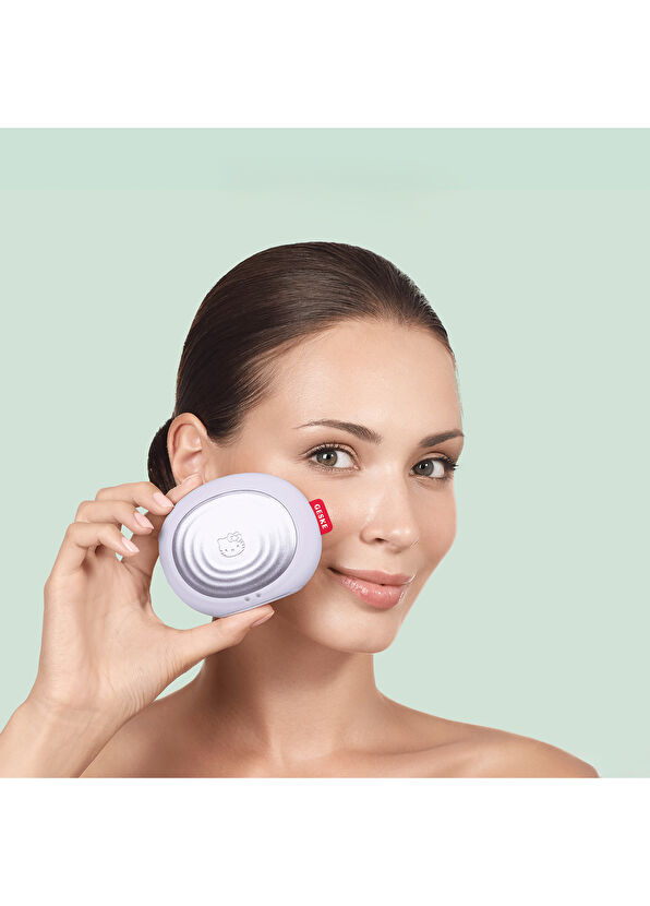 Geske Sonic Thermo Facial Brush Mor 5'i 1 Arada Yüz Fırçası Cilt Temizleme Cihazı   - 4