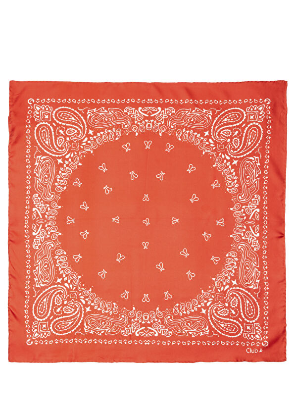 Beymen Club Red Silk Scarf - 2