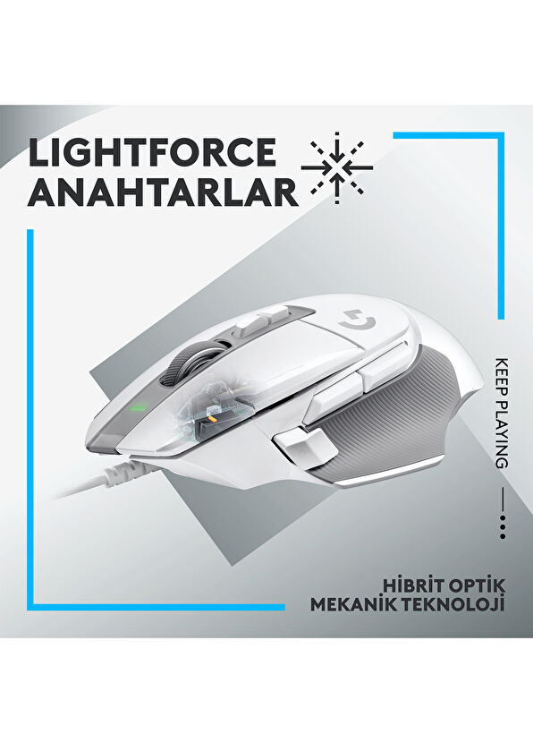 Logitech G502 X Kablolu Oyuncu Mouse 910-006147 - 2