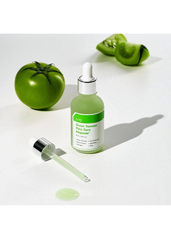 Sungboon Editor Green Tomato Pore Zero Ampoule+ Dengeleyici Cilt Serumu 40 ml - 4