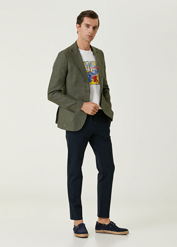 Beymen Club Khaki Linen Jacket - 3