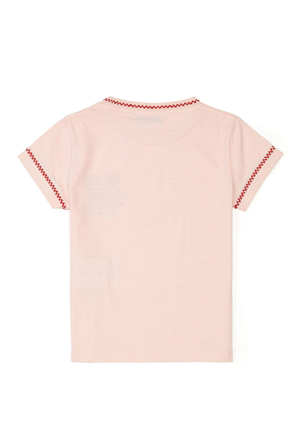 Golden Goose Çok Renkli Nakış Detaylı Kız Çocuk T-shirt - 2